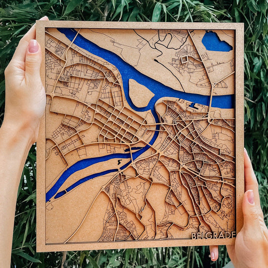 3D mapa grada "Beograd" (Braon, Novo) - EPICPRODUCTION