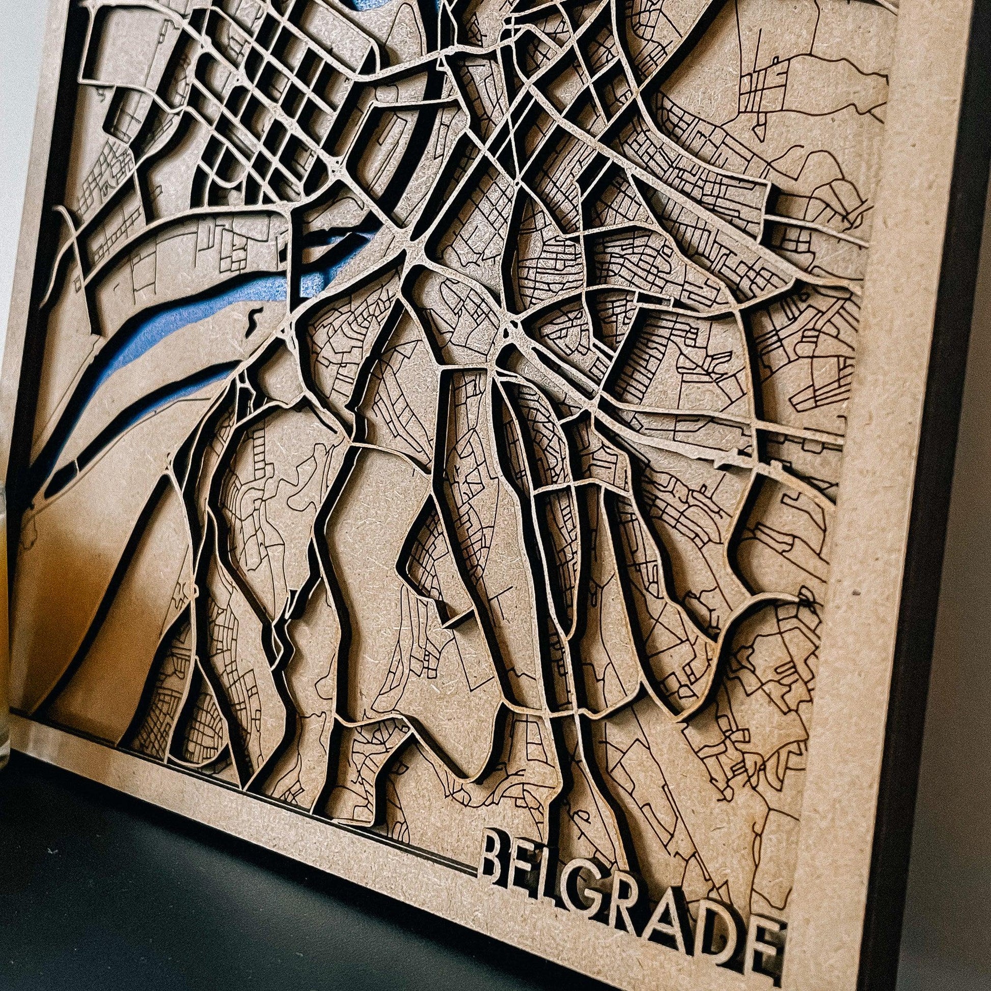 3D mapa grada "Beograd" (Braon, Novo) - EPICPRODUCTION