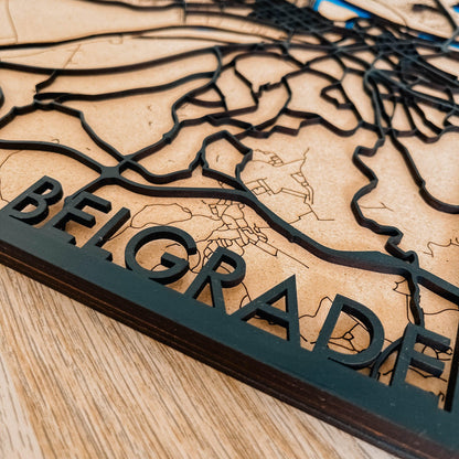 3D Mapa "Beograd" (Сrna,Velika) - EPICPRODUCTION