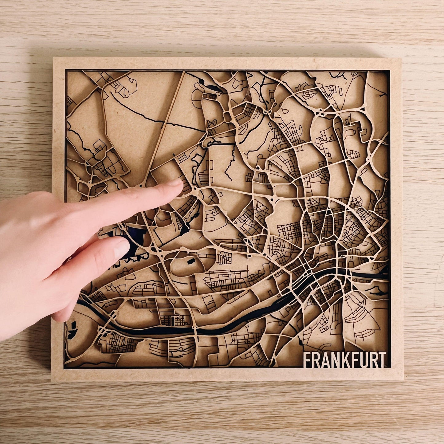 3D mapa grada "Frankfurt"🇩🇪 - EPICPRODUCTION