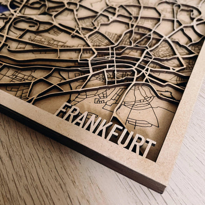 3D mapa grada "Frankfurt"🇩🇪 - EPICPRODUCTION