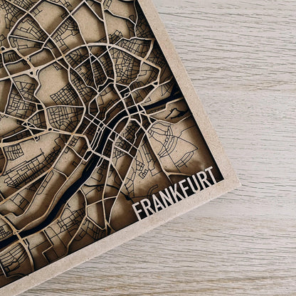 3D mapa grada "Frankfurt"🇩🇪 - EPICPRODUCTION