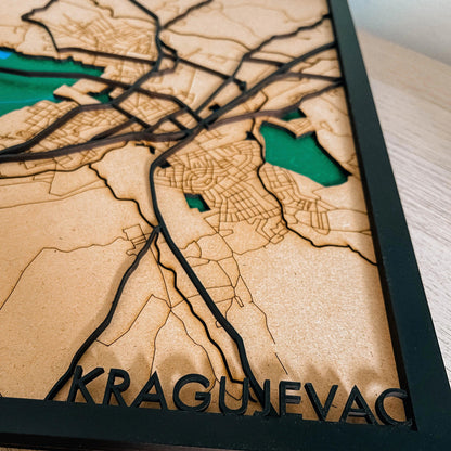 3D mapa grada "Kragujevac" - EPICPRODUCTION