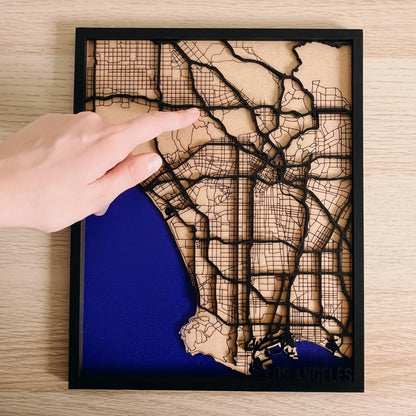 3D mapa grada "Los Angeles" - EPICPRODUCTION