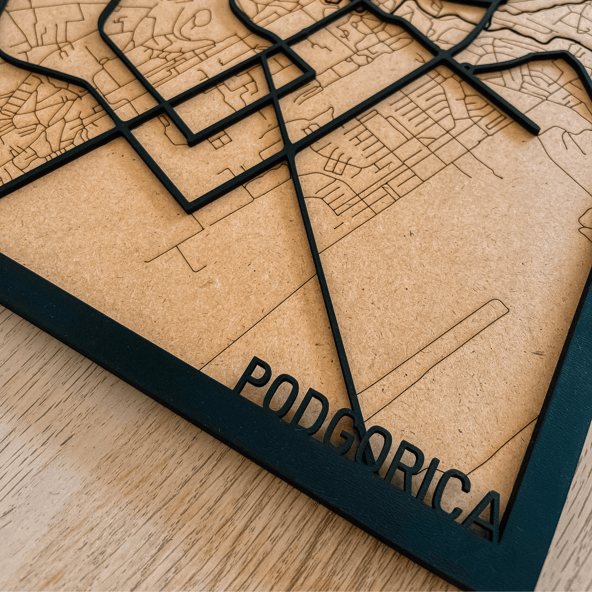 3D mapa grada "Podgorica"🇲🇪 - EPICPRODUCTION