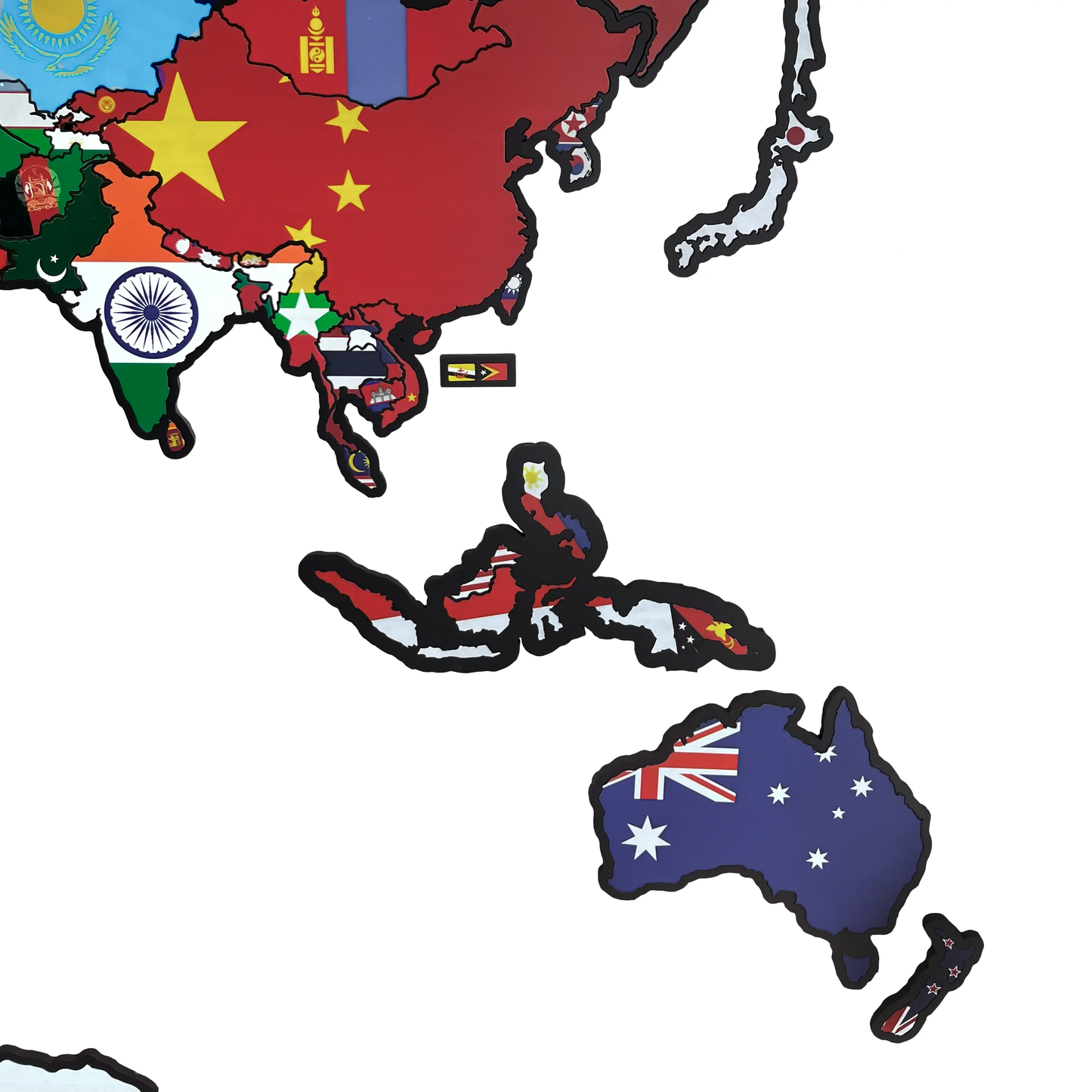 Interaktivna mapa sveta 190x130 cm
