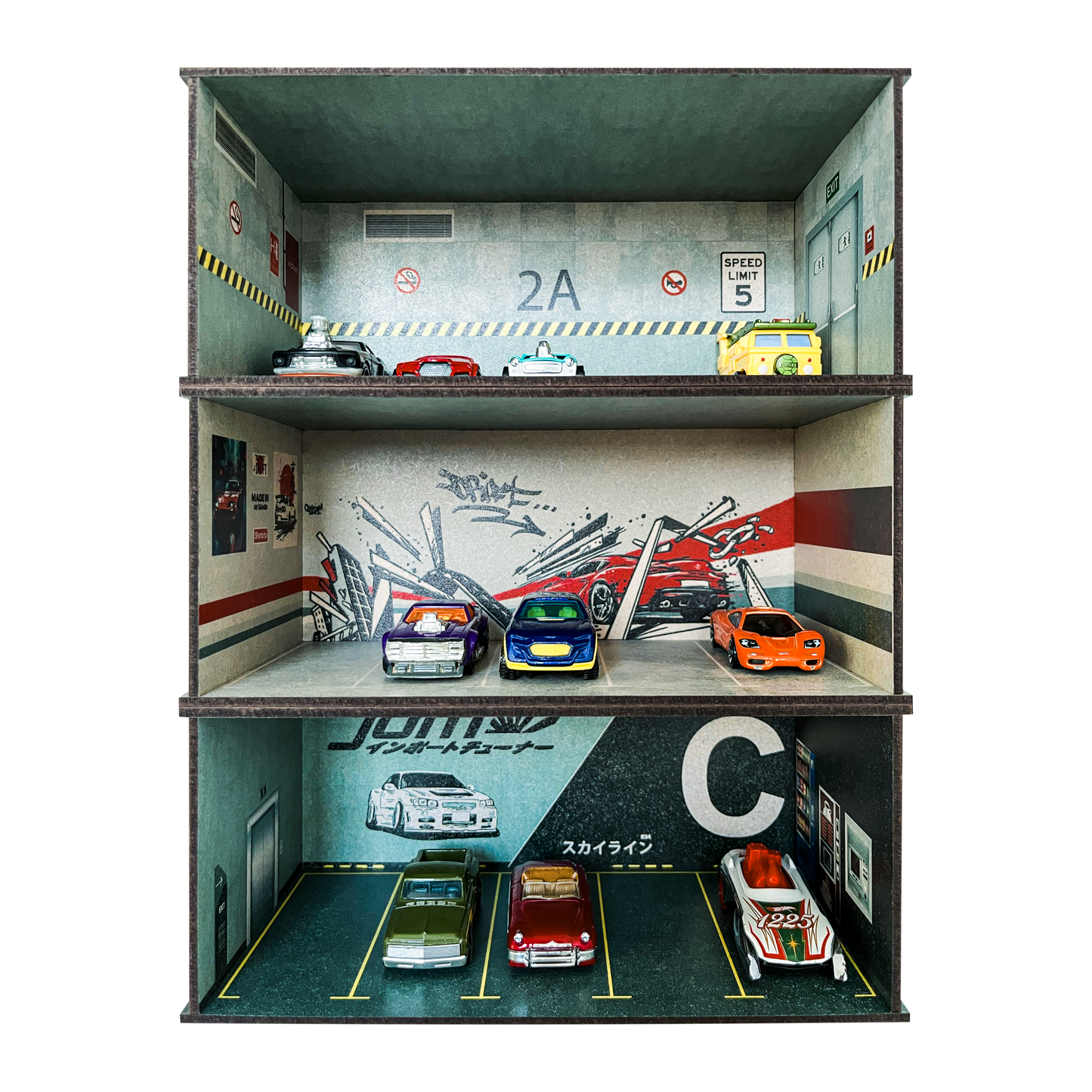 Auto garaža (garaža za autiće) "JDM-C"