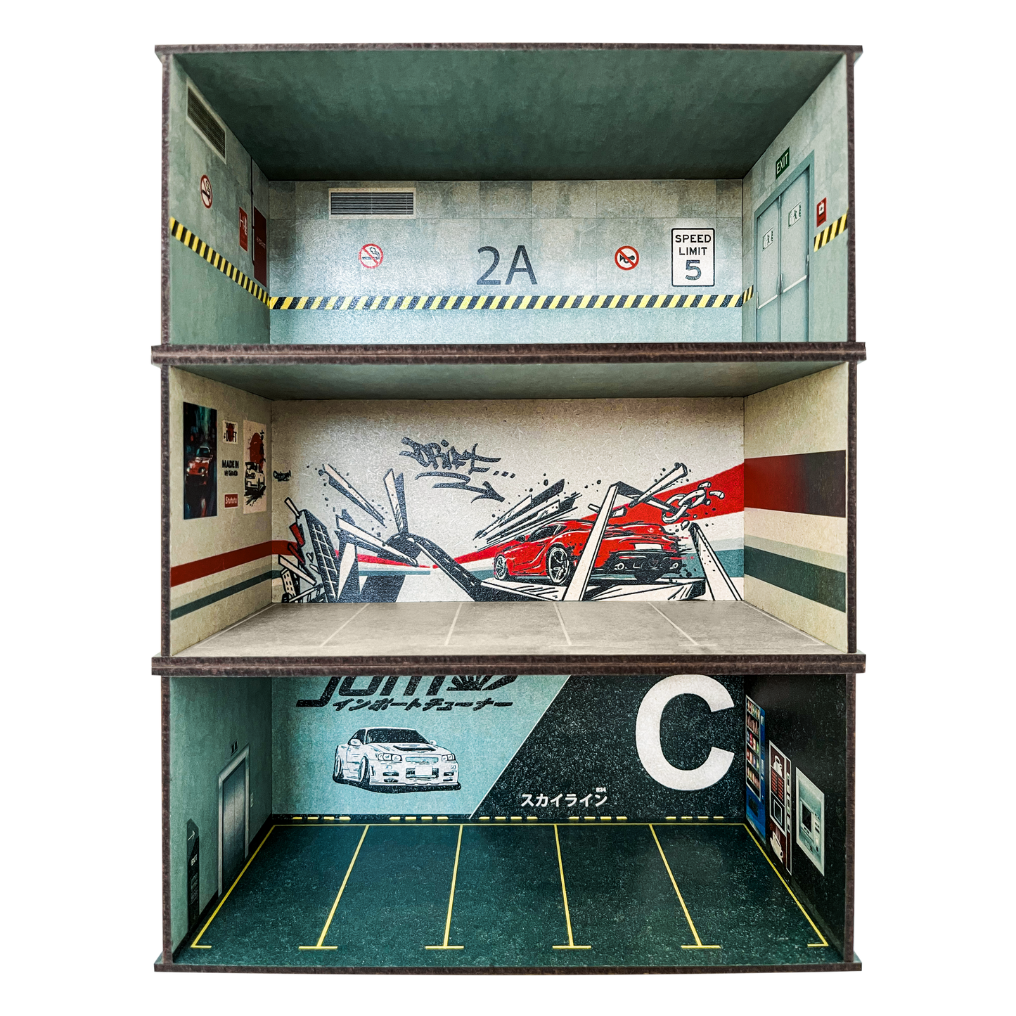 Auto garaža (garaža za autiće) "JDM-C"