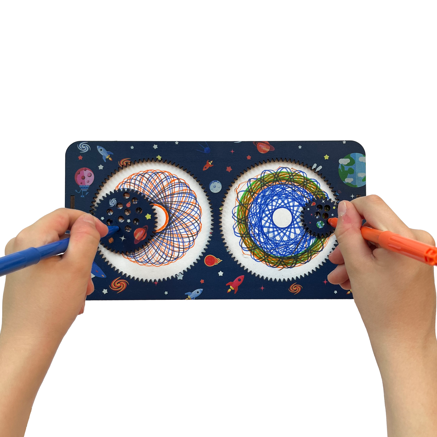 Kreativni set za crtanje "Neurotrenažer spirograf – Kosmos"