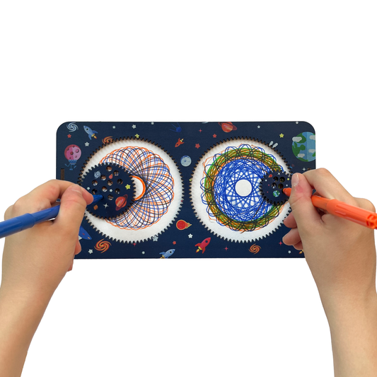 Kreativni set za crtanje "Neurotrenažer spirograf – Kosmos"