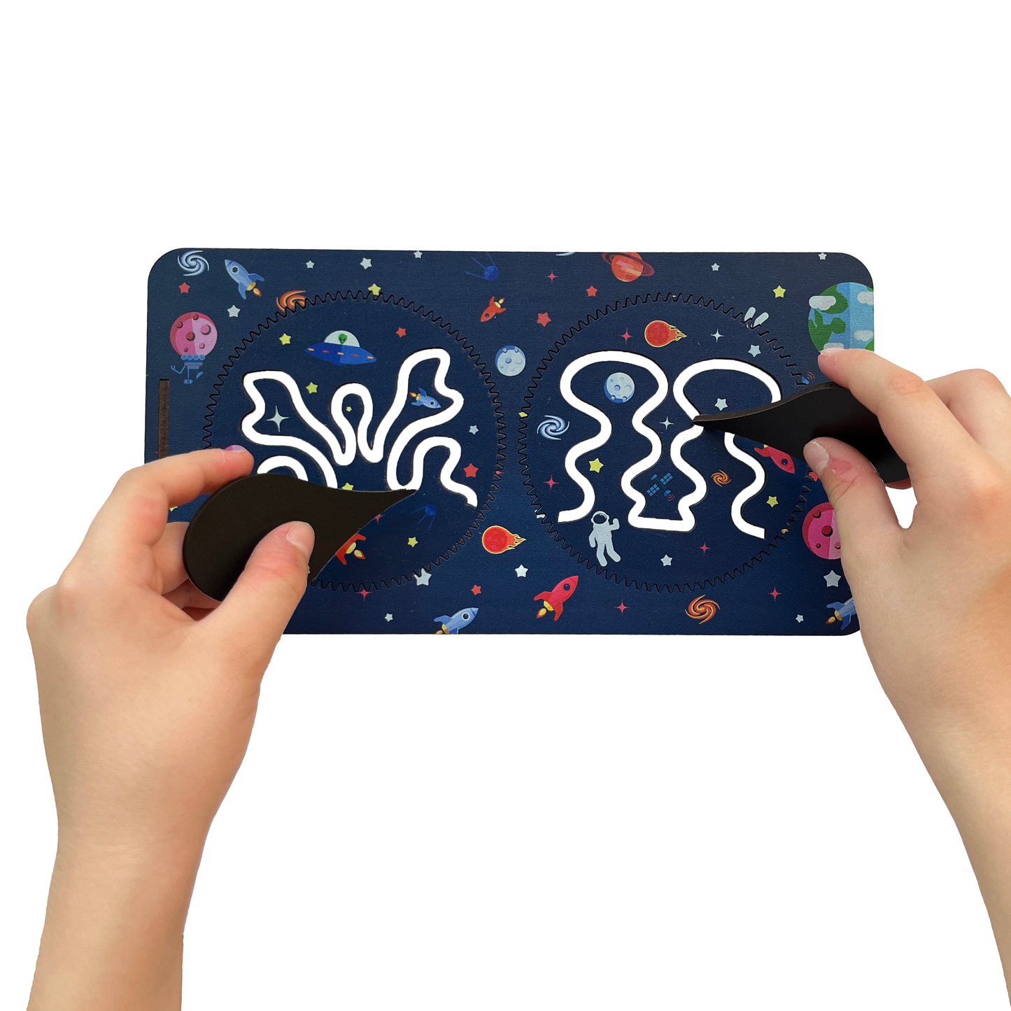 Kreativni set za crtanje "Neurotrenažer spirograf – Kosmos"
