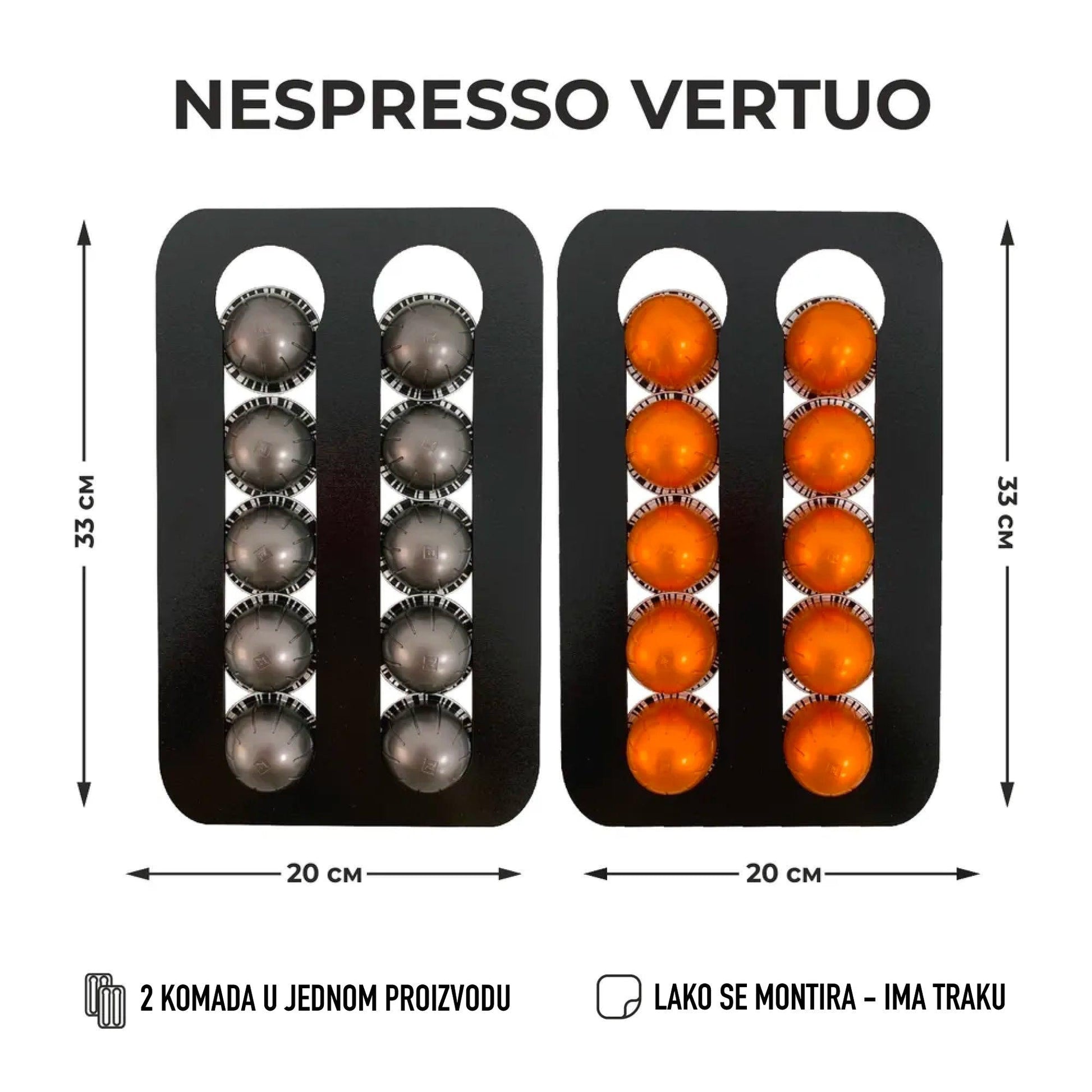 Držač za Nespresso Vertuo kapsule (20 komada) - EPICPRODUCTION