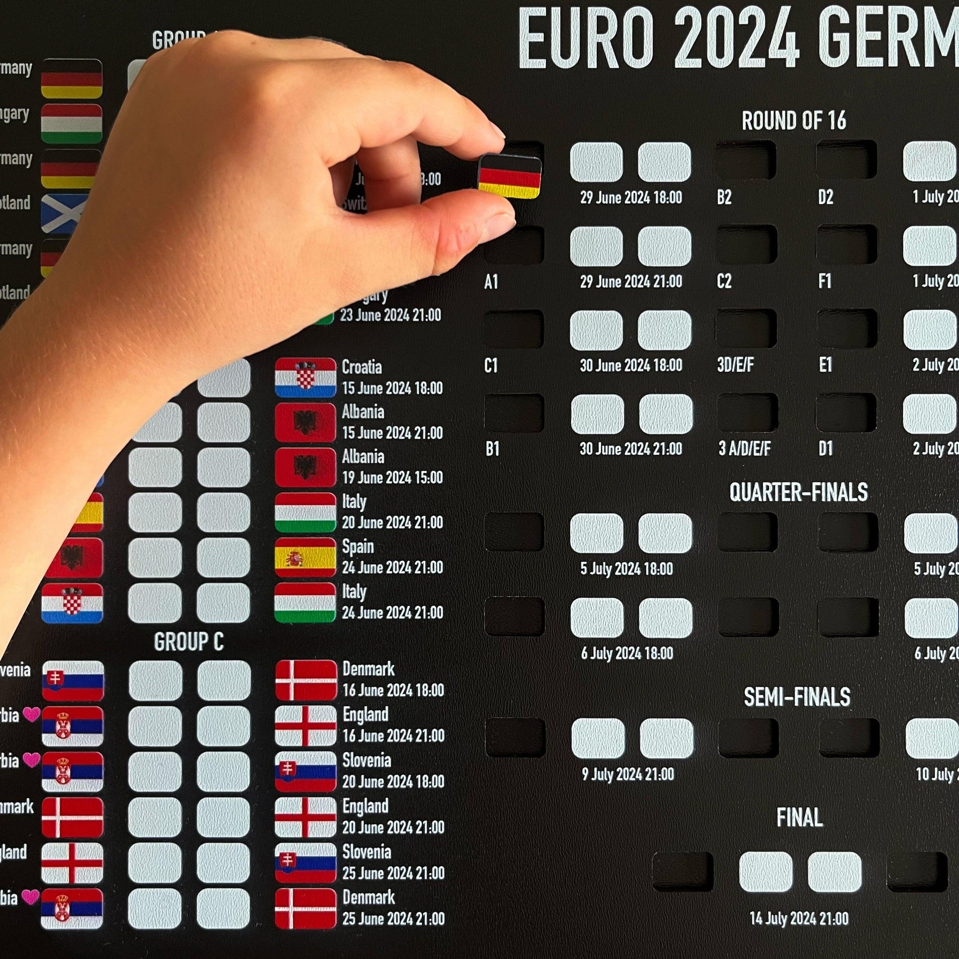 Interaktivni kalendar Euro 2024 ⚽ - EPICPRODUCTION