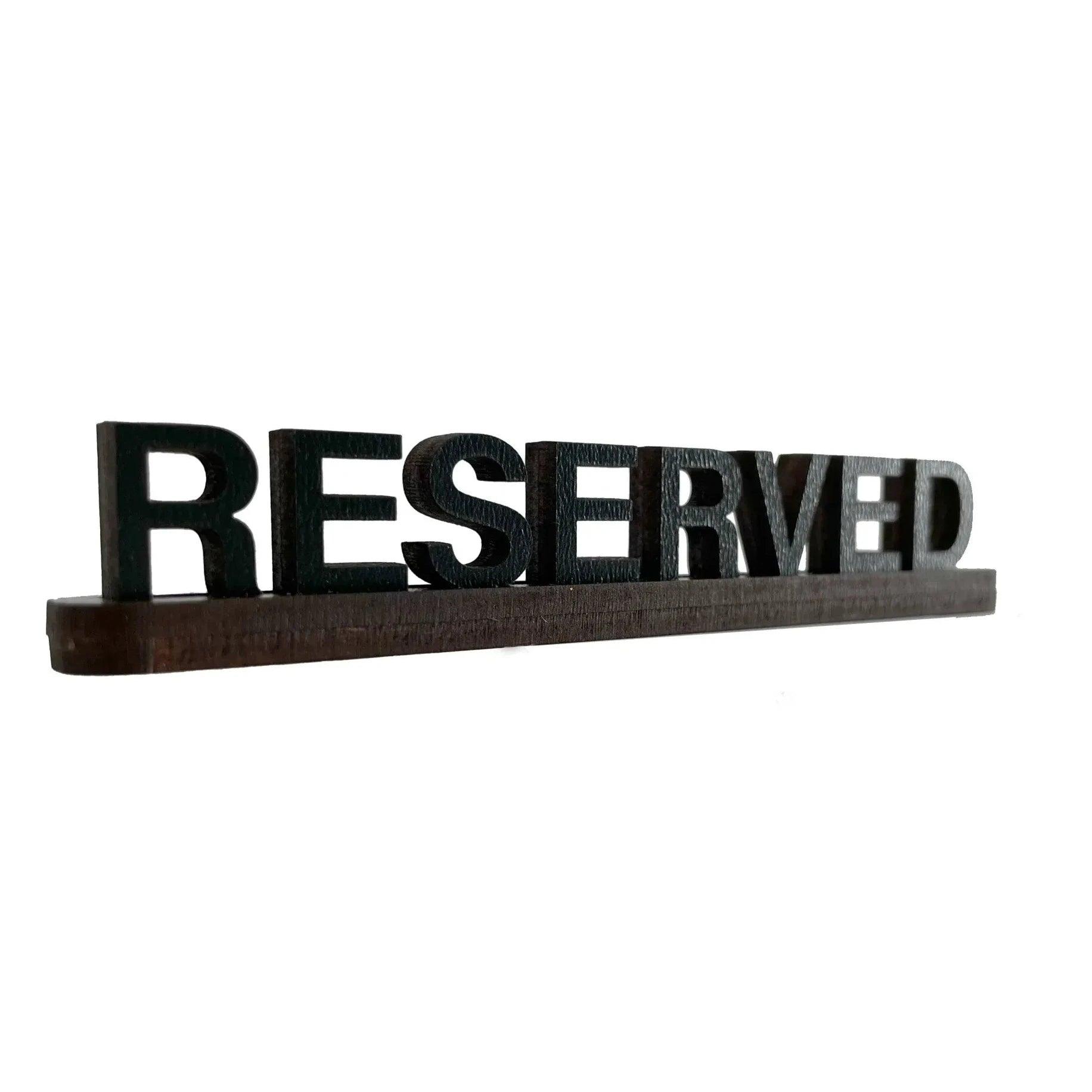 Znak za sto "Reserved" za restorane i kafice - EPICPRODUCTION